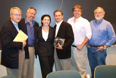 Joe Frolik, Lev Gonick, Casey Porto, Ron Copfer, Dan Hanson and Bill Callahan